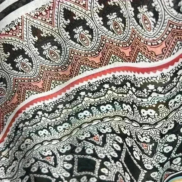 Democracy Kimono / Sheer Cardigan Colorful Women’s Size Large - Picture 4 of 9